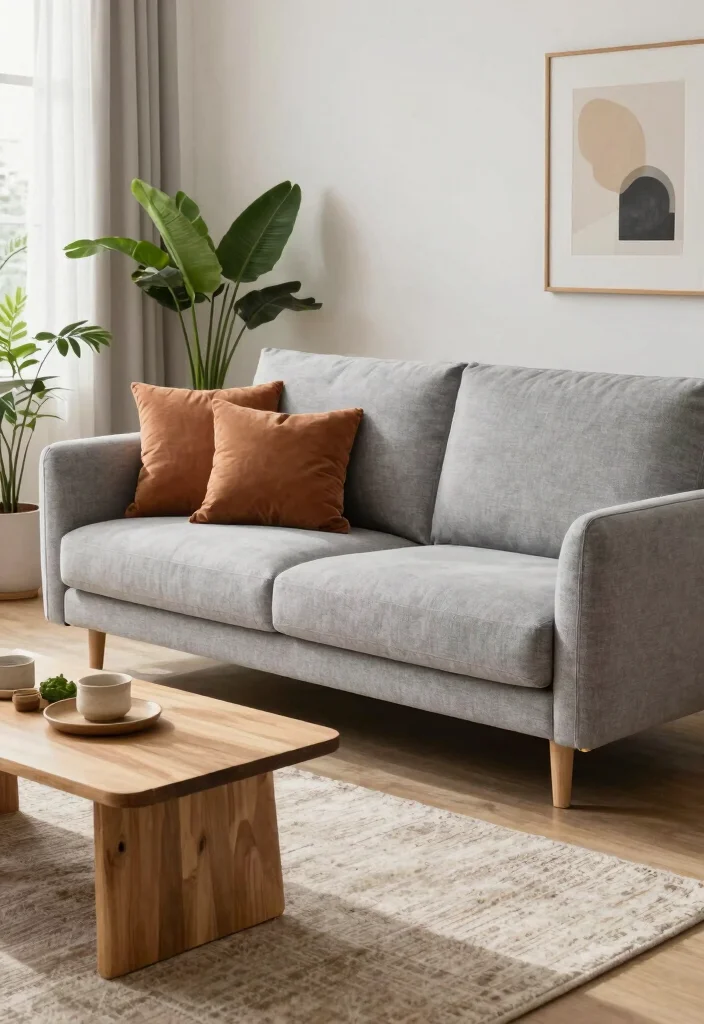 16 Couch for Living Room Ideas: Comfortable and Stylish Eco-Friendly Seating - 1. Sustainable Sofa with Recycled Fabrics 1