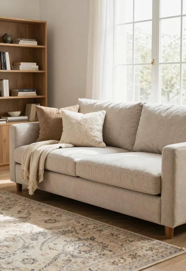 16 Couch for Living Room Ideas: Comfortable and Stylish Eco-Friendly Seating - 10. Cozy Couch Bed for Dual Functionality 1