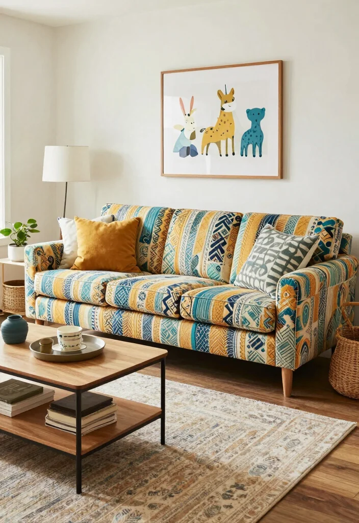 16 Couch for Living Room Ideas: Comfortable and Stylish Eco-Friendly Seating - 13. Family-Friendly Couch with Stain-Resistant Fabrics 1