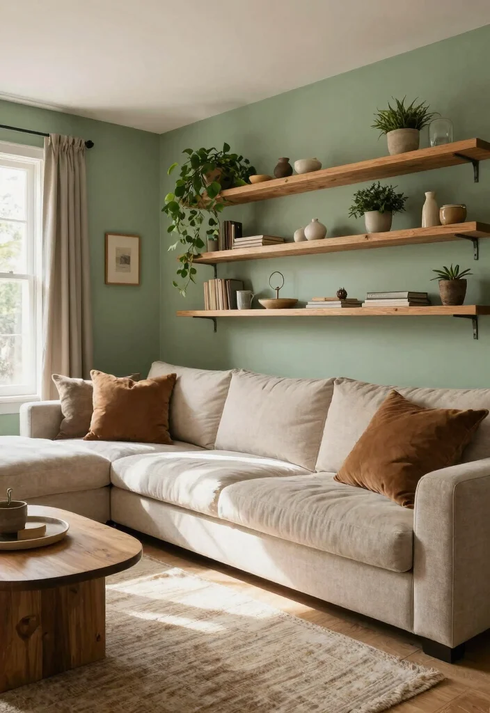 16 Long Living Room Decor Ideas for Smart Flow and Balance - 6. Earthy Color Palettes 1