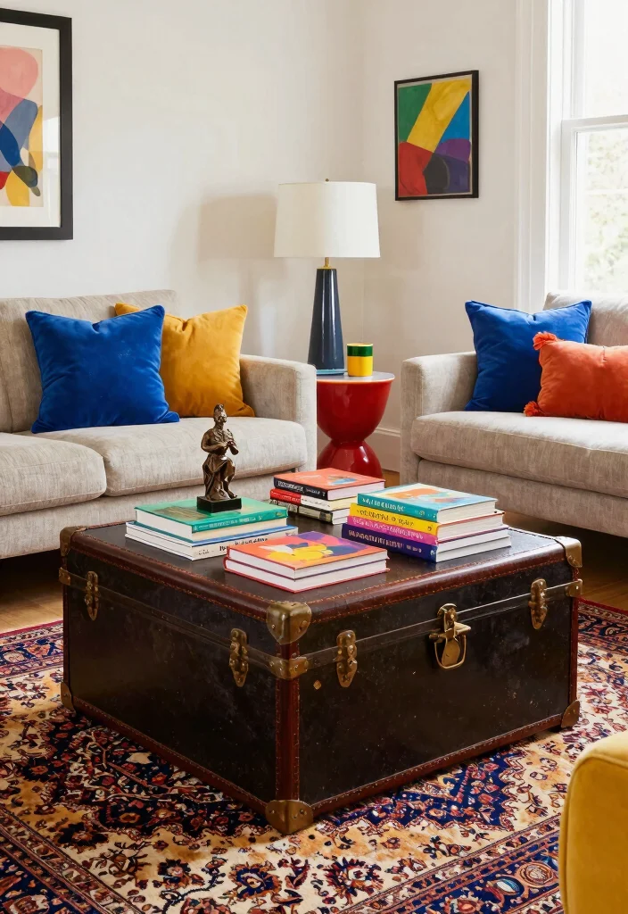 16 Persian Rug Living Room Aesthetic Ideas: Timeless Artful Style - 6. Eclectic Arrangements with Furniture 1