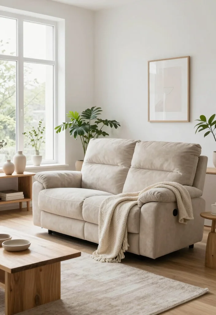 16 Recliner Couch Living Room Ideas: Comfort Meets Style - 3. Scandinavian Simplicity 1