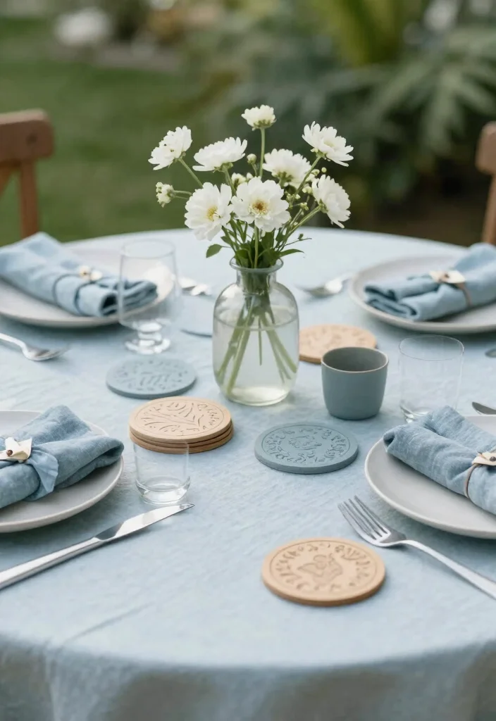 16 Round Table Decor Living Room Ideas for Soft Balanced Styling - 14. Consider Color Psychology 1