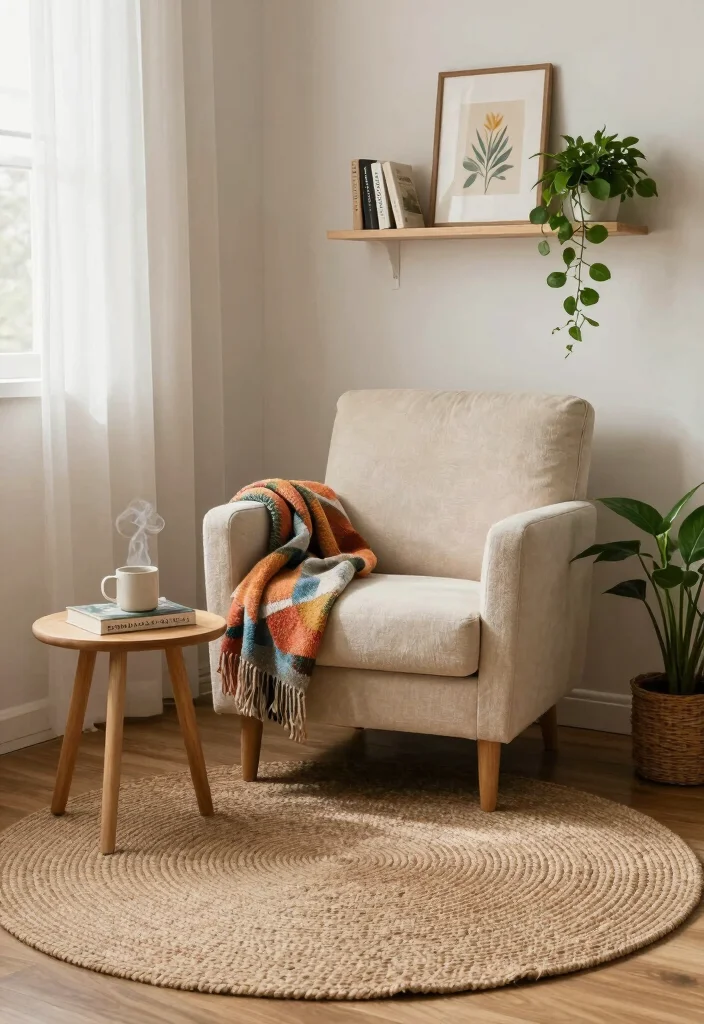 16 Rugs in Living Room Size Ideas: Get Proportions Right - 1. The Cozy Corner: Perfect for Small Spaces 1