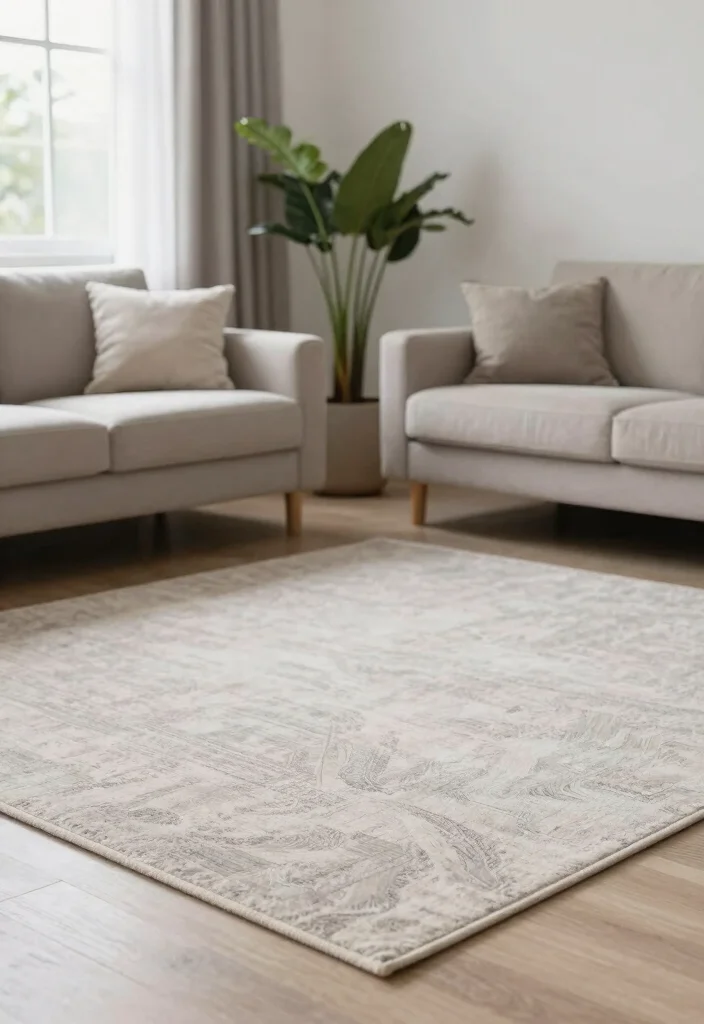 16 Rugs in Living Room Size Ideas: Get Proportions Right - 14. Color Psychology: Choosing the Right Hue 1