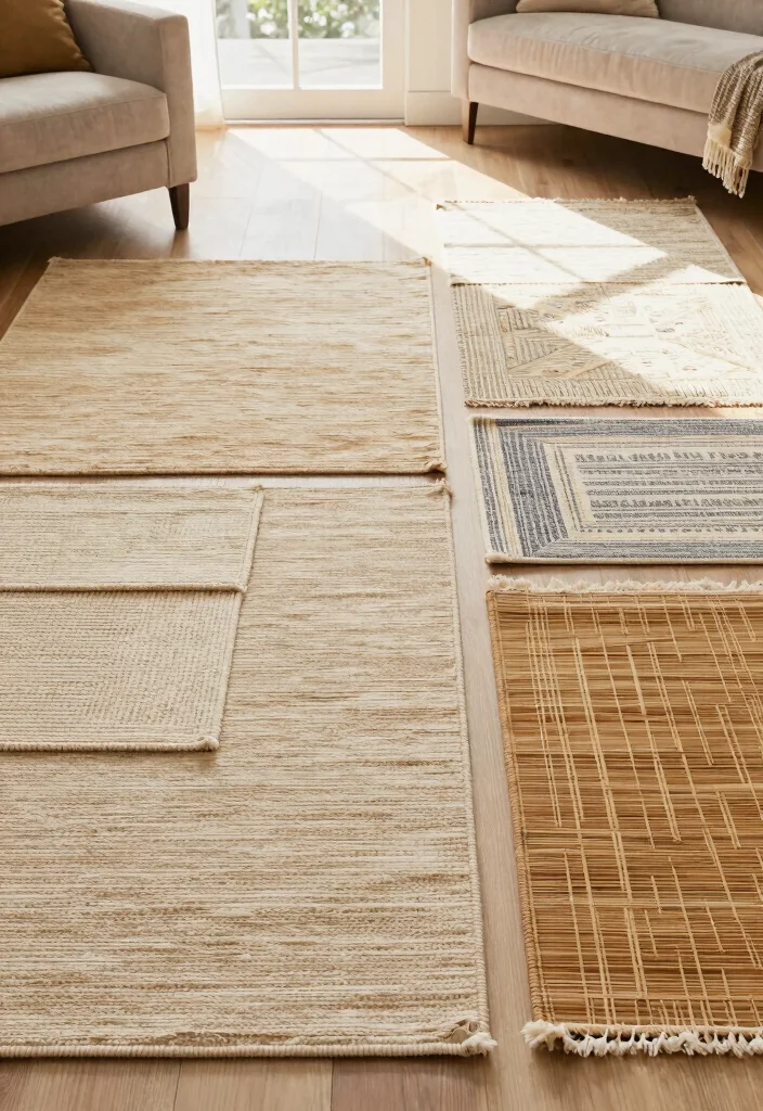 16 Rugs in Living Room Size Ideas: Get Proportions Right - 5. Eco-Friendly Materials: The Sustainable Choice 1