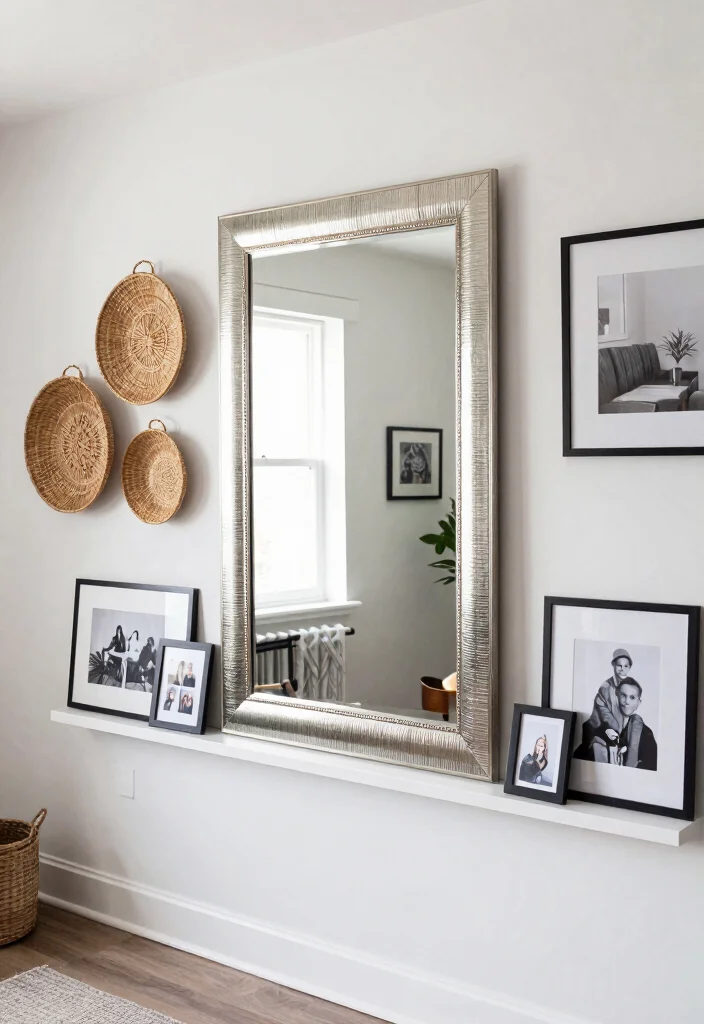 17 Chic Feminine Living Room Decor Ideas for Your Girl Apartment - 9. Trendy Wall Decor 1