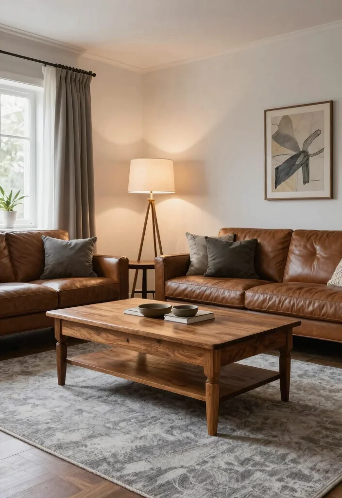 17 Gray Rug Living Room Ideas: Neutral Modern Base - 6. Transitional Styles 1