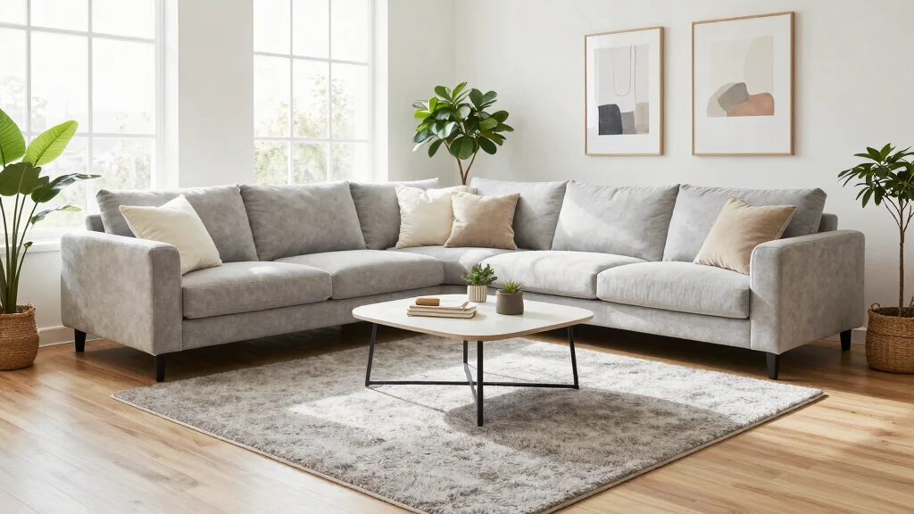 17 Gray Rug Living Room Ideas: Neutral Modern Base