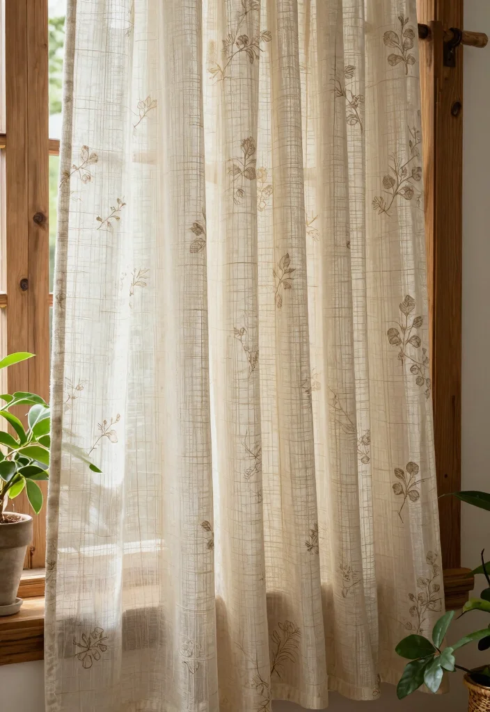 17 Layered Curtains Living Room Ideas: Depth, Texture, and Style - 1. Eco-Friendly Fabrics for Layered Curtains 1