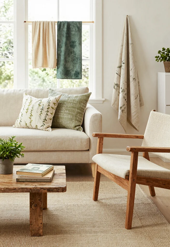 17 Living Room Couch and Two Chairs Ideas for a Balanced, Cozy Layout - 1. Sustainable Fabric Choices 1