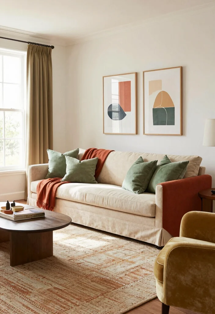 17 Living Room Couch and Two Chairs Ideas for a Balanced, Cozy Layout - 2. Color Harmony 1