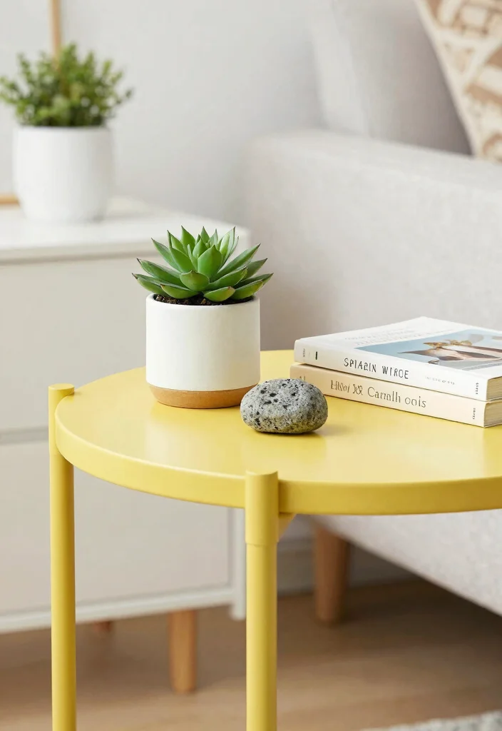 17 Living Room End Table Decor Ideas Styled Functional Accents - 7. Go Green with Indoor Plants 1