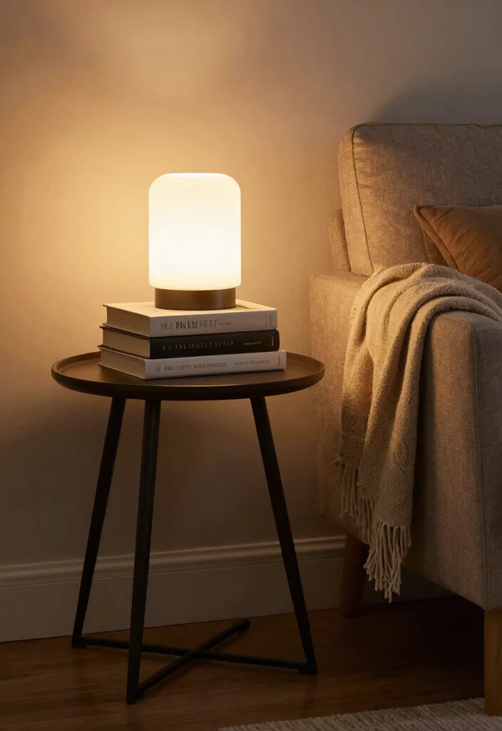 17 Living Room End Table Decor Ideas Styled Functional Accents - 8. Create a Cozy Reading Nook 1