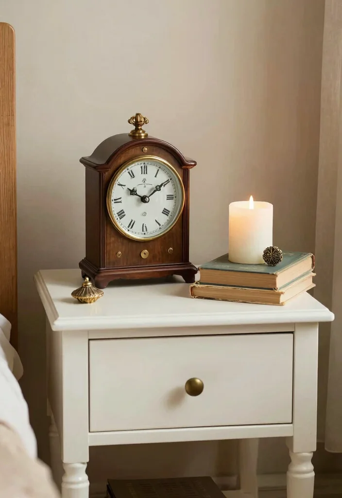 17 Living Room End Table Decor Ideas Styled Functional Accents - 9. Vintage Finds for a Timeless Look 1