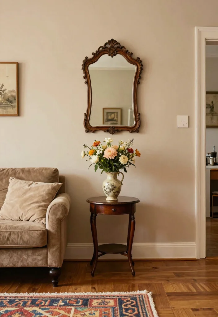 18 Affordable Living Room Decor Ideas Stylish on a Budget - 4. Vintage Finds 1