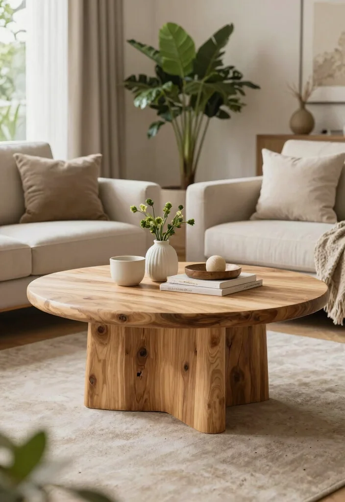 18 Centre Table Living Room Modern Luxury Furniture Ideas - 16. Eco-friendly Finishes 1