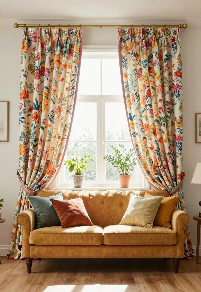 18 Curtain Hacks Living Room Ideas Easy Style Upgrades - 1. Repurpose Old Sheets into Curtains 1