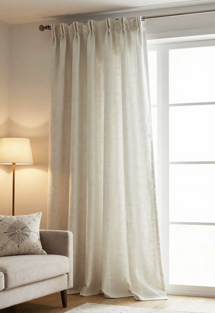 18 Curtain Hacks Living Room Ideas Easy Style Upgrades - 10. DIY No-Sew Curtains with Hem Tape 1