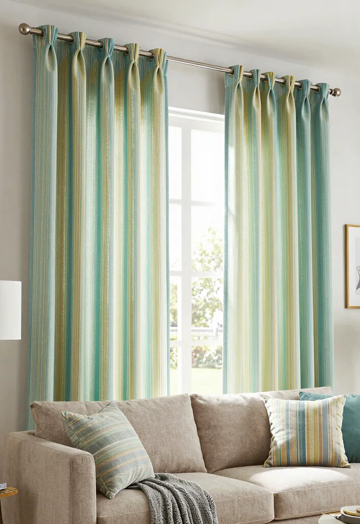 18 Curtain Hacks Living Room Ideas Easy Style Upgrades - 16. Layer with Outdoor Fabrics for Durability 1