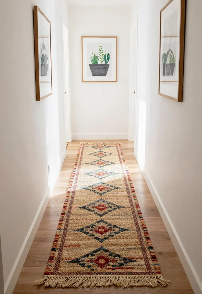 18 Living Room Area Rug Ideas That Anchor the Space - 16. Eco-Chic Runners for Hallways 1