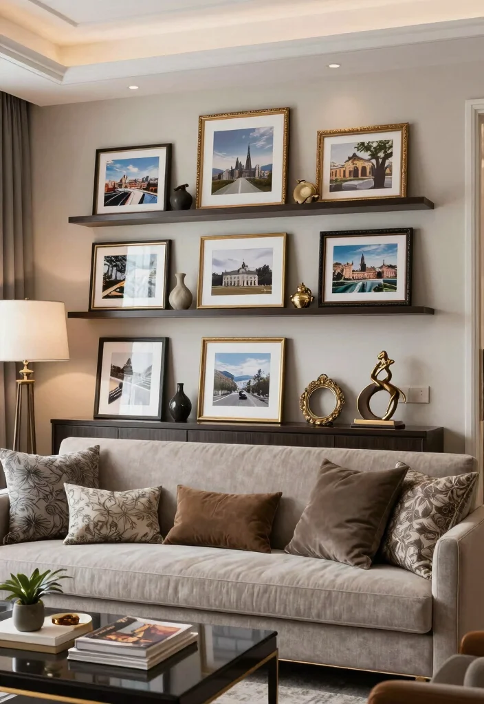 18 Luxury Home Decor Living Room Ideas for an Elegant High-End Feel - 15. Personalized Touches 1