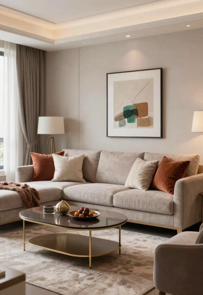 18 Luxury Home Decor Living Room Ideas for an Elegant High-End Feel - 18. Color Coordination for Elegance 1