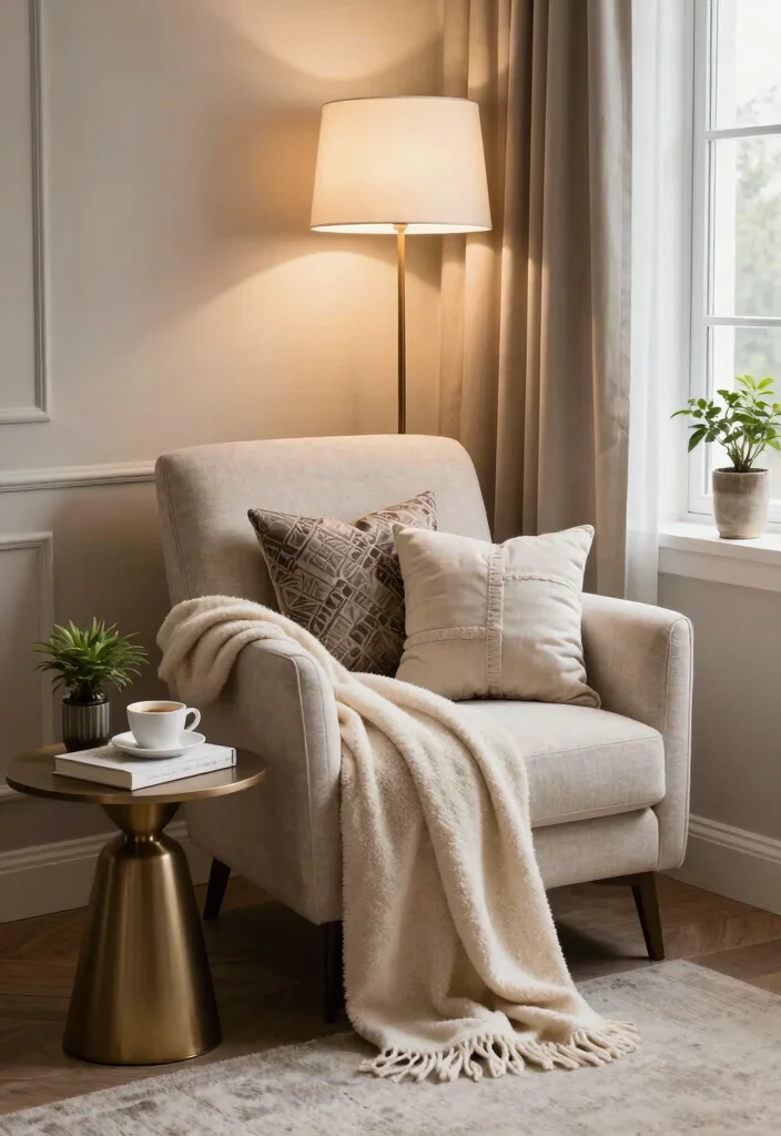 18 Luxury Home Decor Living Room Ideas for an Elegant High-End Feel - 7. Create a Cozy Nook 1