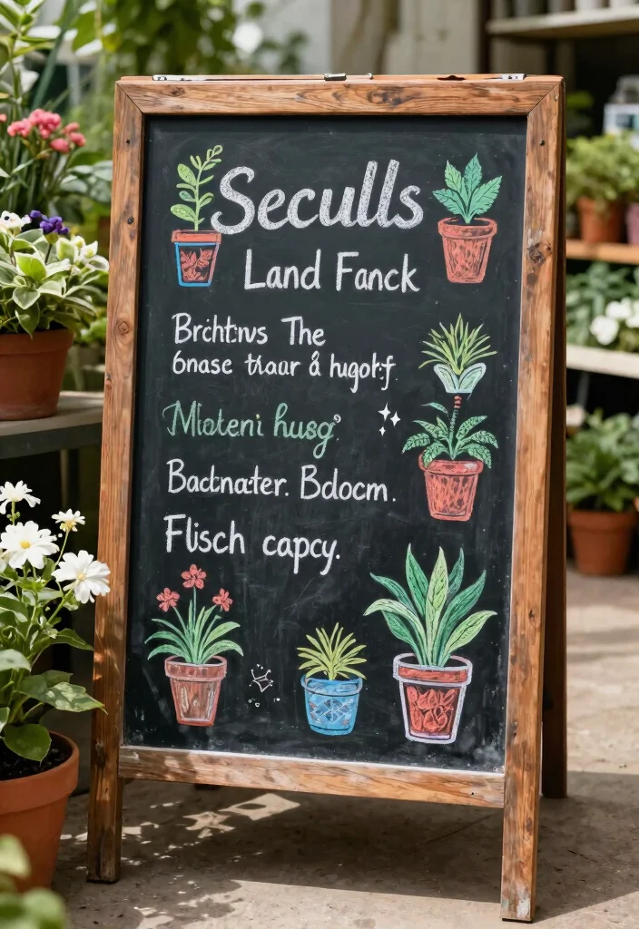 12 Outdoor Signboard Design Ideas That Get Noticed From the Street - 2. Vintage Chalkboard Signs 1
