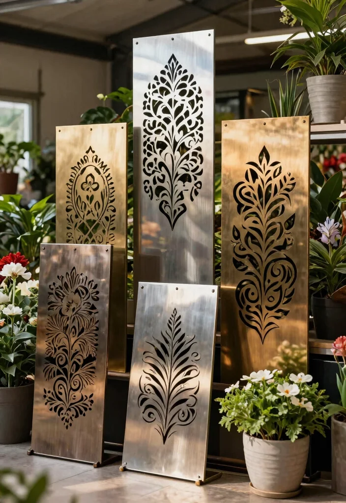 12 Outdoor Signboard Design Ideas That Get Noticed From the Street - 4. Elegant Metal Designs 1