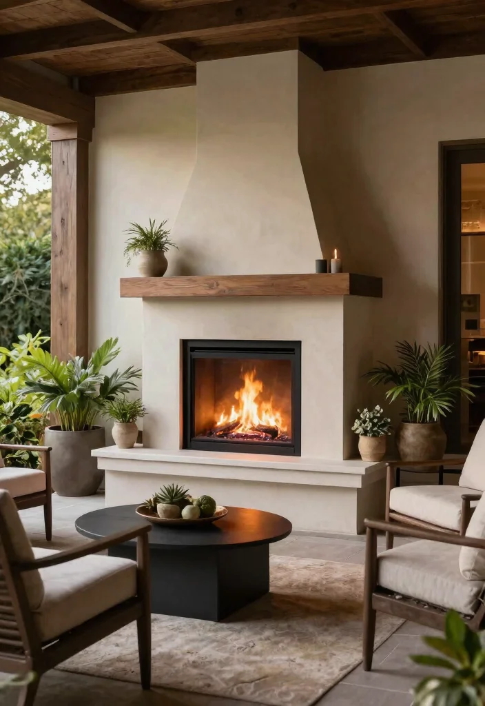 14 Back Porch Fireplace Ideas That Add Heat Without a Full Build - 9. Eco-Friendly Bioethanol Fireplaces 1