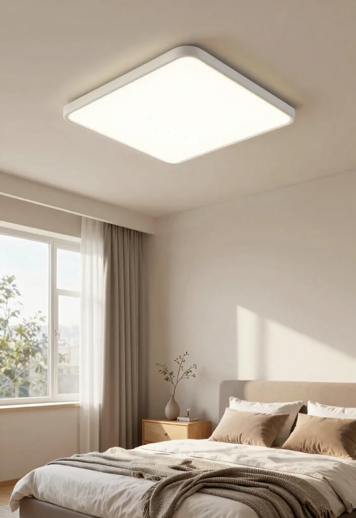 14 Bedroom Ceiling Lighting Ideas That Don't Require New Wiring - 14. Solar-Powered Ceiling Lights 1