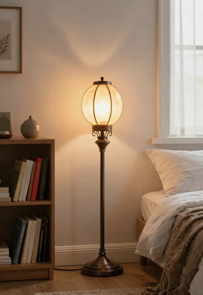 14 Bedroom Ceiling Lighting Ideas That Don't Require New Wiring - 5. Vintage Table Lamps 1