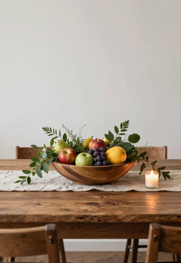 14 Farmhouse Christmas Decor Ideas That Feel Warm Without Clutter - 6. Natural Centerpieces 1