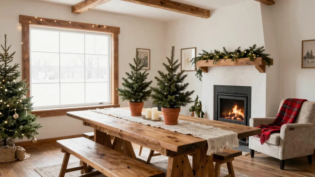 14 Farmhouse Christmas Decor Ideas That Feel Warm Without Clutter