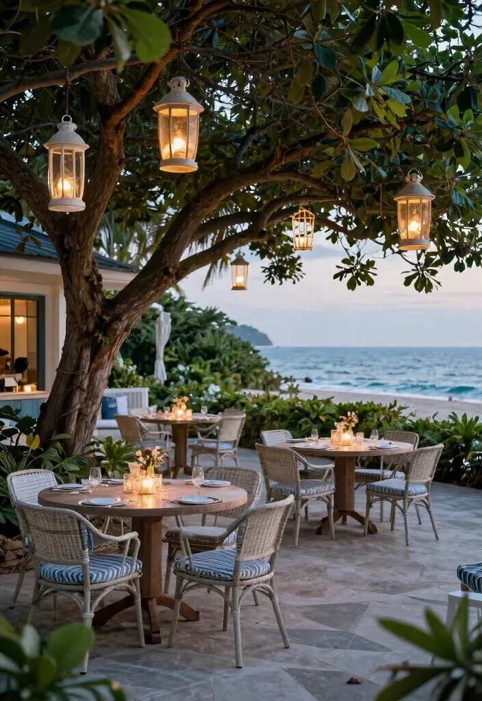 14 Hanging Lights in Backyard That Don't Need New Wiring - 10. Nautical Lanterns for a Coastal Theme 1