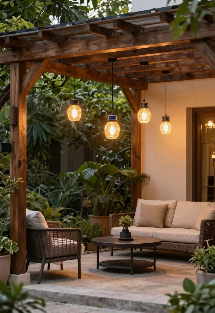 14 Hanging Lights in Backyard That Don't Need New Wiring - 6. Pendant Lights for a Touch of Elegance 1