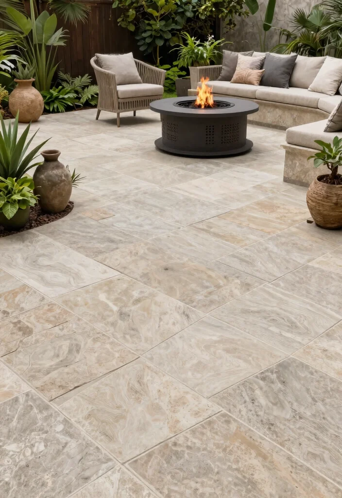 14 Outdoor Patio Tile Ideas That Drain Fast and Don't Crack in Freeze-Thaw - 14. Eco-Friendly Composite Stone for a Green Option 1