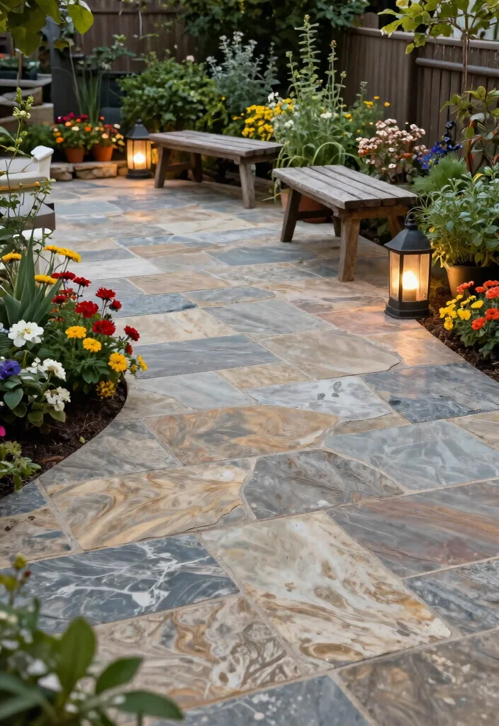 14 Outdoor Patio Tile Ideas That Drain Fast and Don't Crack in Freeze-Thaw - 3. Natural Stone for Timeless Elegance 1