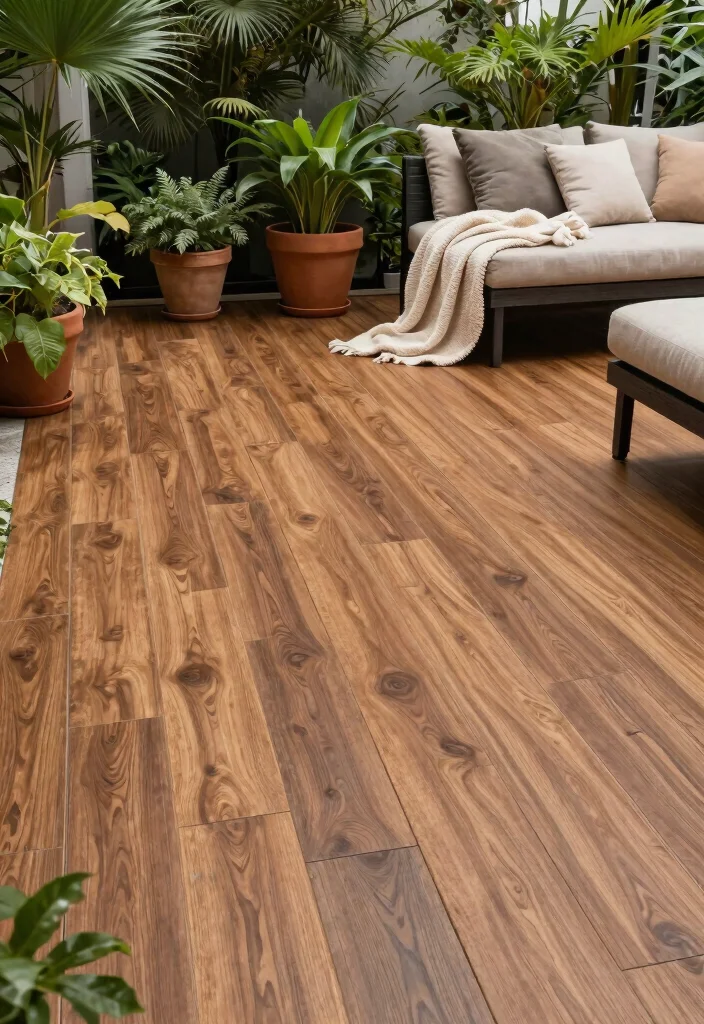 14 Outdoor Patio Tile Ideas That Drain Fast and Don't Crack in Freeze-Thaw - 6. Composite Deck Tiles for Eco-Friendly Choices 1