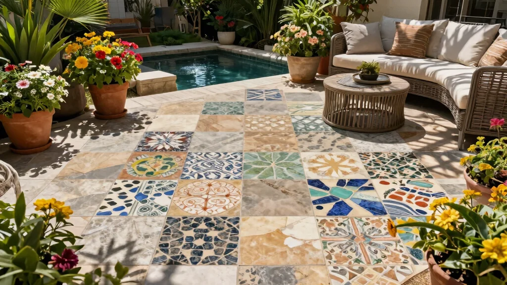 14 Outdoor Patio Tile Ideas That Drain Fast and Don't Crack in Freeze-Thaw