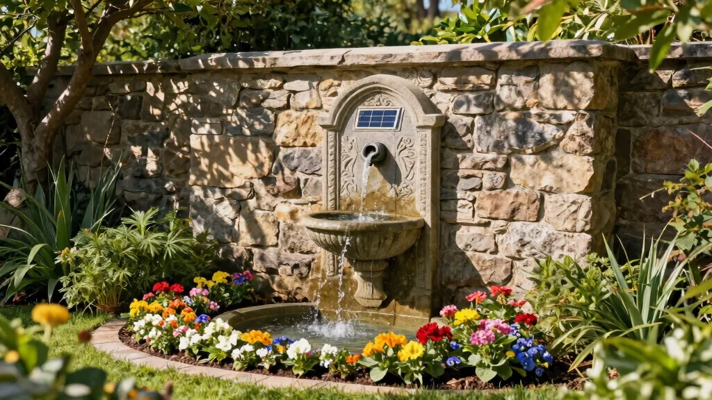 14 Outdoor Wall Fountain Ideas That Run Without a Buried Water Line