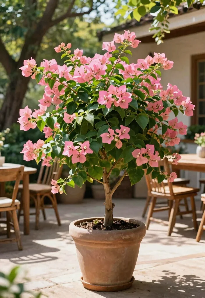 14 Potted Plants Patio Ideas That Thrive in Full Sun - 9. Radiant Bougainvillea 1