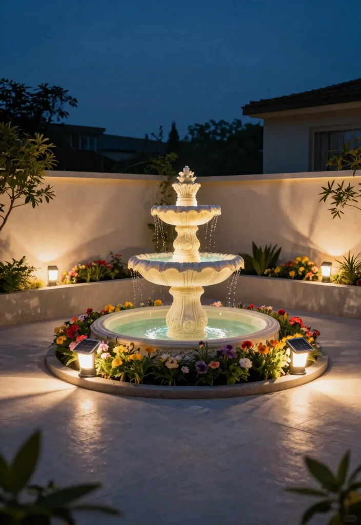 14 Terrace Lights Concepts That Install Without Running New Electrical - 4. Solar Spotlights for Focal Points 1