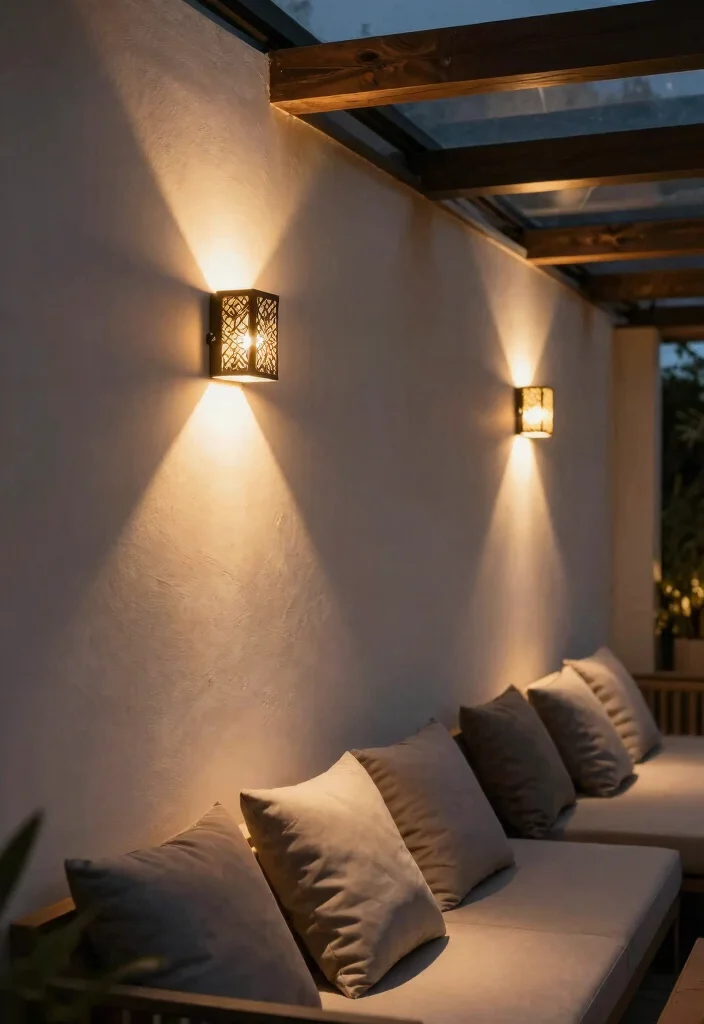 14 Terrace Lights Concepts That Install Without Running New Electrical - 7. Solar Wall Sconces for Added Style 1