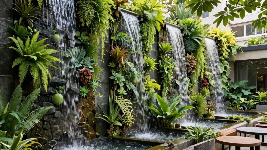 14 Wall Waterfall Outdoor Ideas That Run Without a Pond or Pool