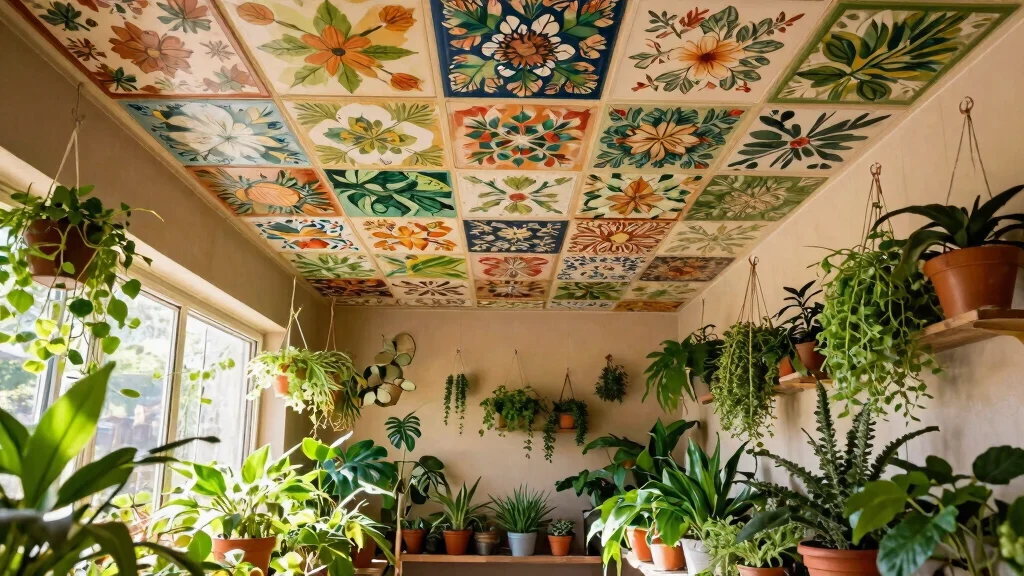 15 Ceiling Tile Makeover Ideas That Cover Water Stains Fast