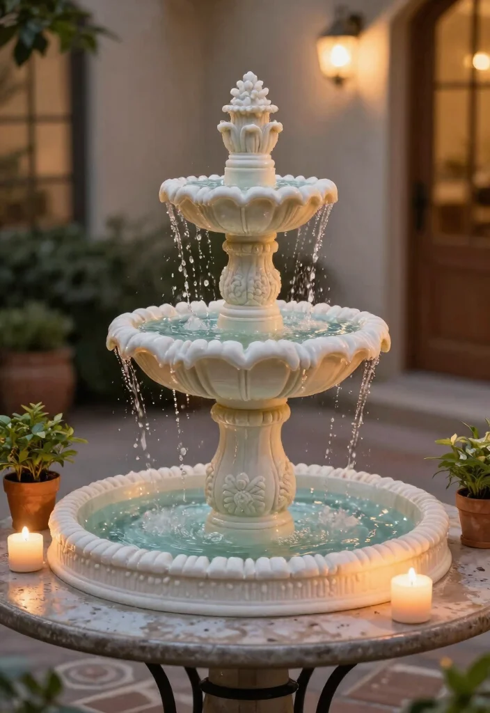 15 Fuente Para Patio Ideas Que No Necesitan Instalacion Complicada - 13. Tabletop Fountain 1