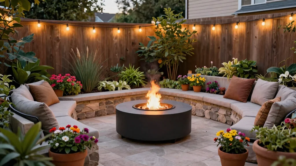 15 Modern Backyard Fire Pit Ideas for Small Spaces