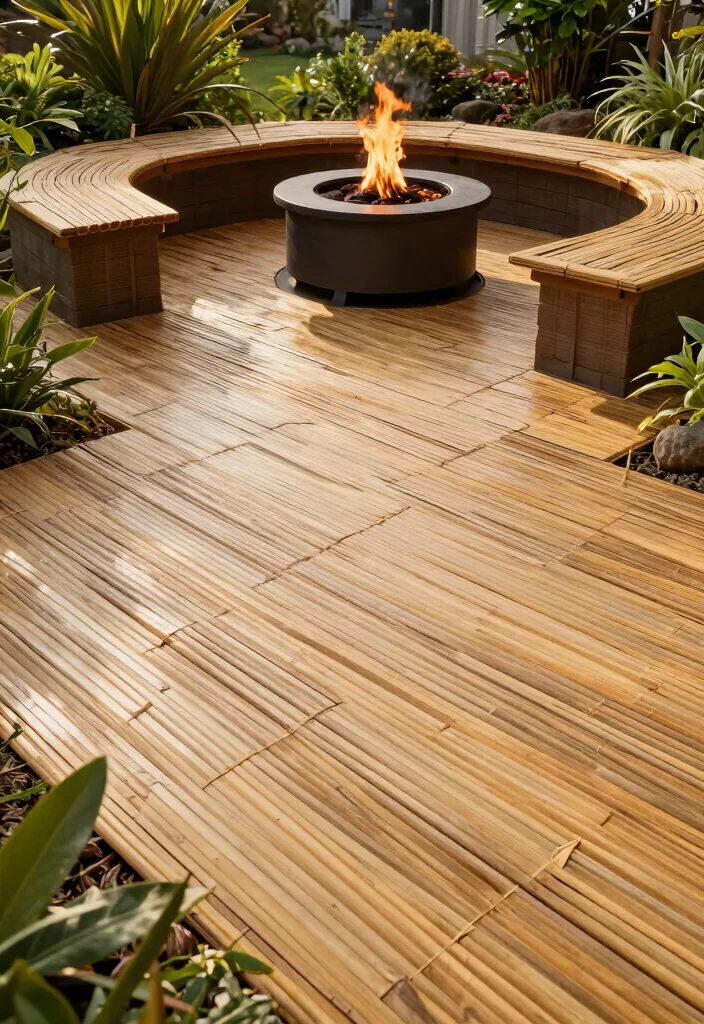 15 Outdoor Floor Tile Style Ideas That Hide Dirt and Stains - 14. Sustainable Bamboo Tiles 1